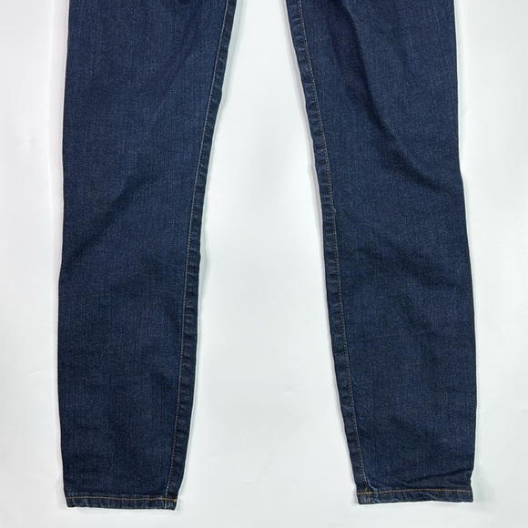 J.Crew 8" Toothpick Dark Wash Skinny Jeans Size 26 - Picture 5 of 12
